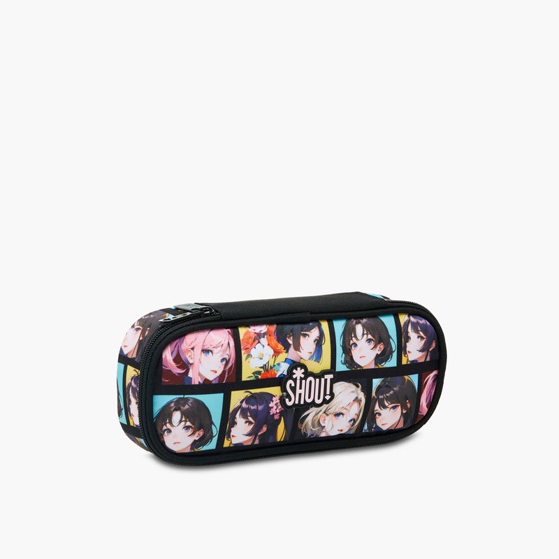 Shout Pouch-1Cmprt-Character-26L-Girls (Polyester) Black \ 23X9.5X5 - Image 2